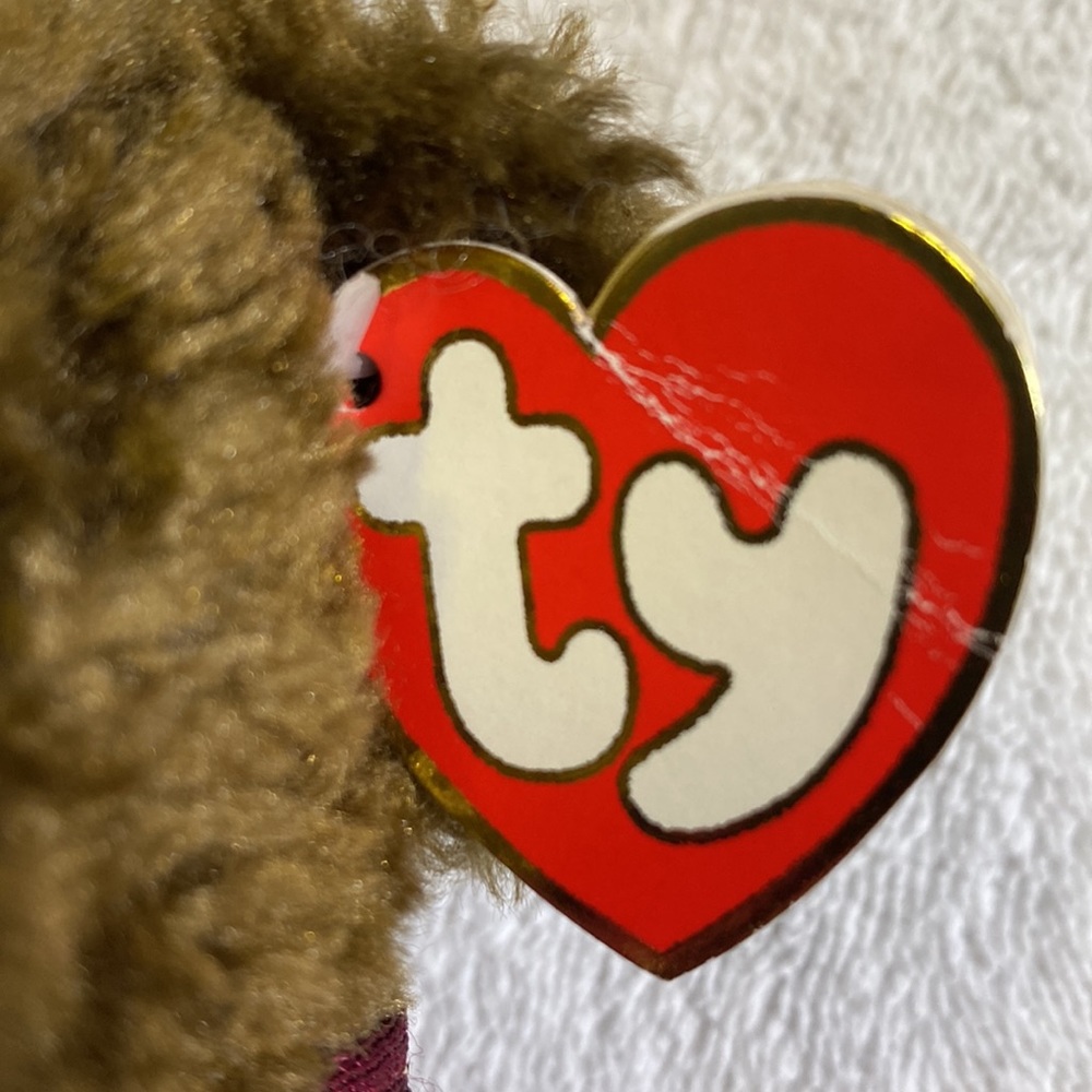 Rare Vintage TY 1993 Beenie Baby “Tyrone” Bear - Picture 3 of 7